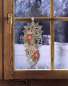 Preview: Weihnachtsfensterbild ZIMTAPFEL inkl Saughaken Advents-Weihnachtsdeko