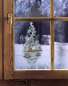 Preview: Fensterbild Hüttenzauber für die Weihnachts-und Winterzeit