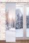 Mobile Preview: Schiebevorhang Winterwald am Fenster