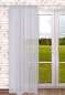 Preview: Gardinenschal USEDOM grau im Skandi-Look Längsstreifen 140 x 245 cm mit Gardinenband