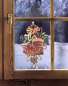 Preview: Weihnachtsdeko STIEFEL Plauener Spitze inkl. Saughaken Fensterbild Fensterdeko