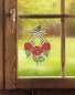 Mobile Preview: Fensterdeko Mohnblumen dekoriert