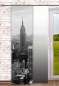 Mobile Preview: Flächenvorhang New York kombiniert mit einem Vorhang mit grauem Farbverlauf