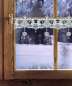 Preview: Kurzgardine Winterwald am Fenster