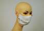 Preview: Maske Mundschutz weiß-gelb