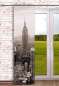 Preview: Schiebevorhang New York sepia am Fenster