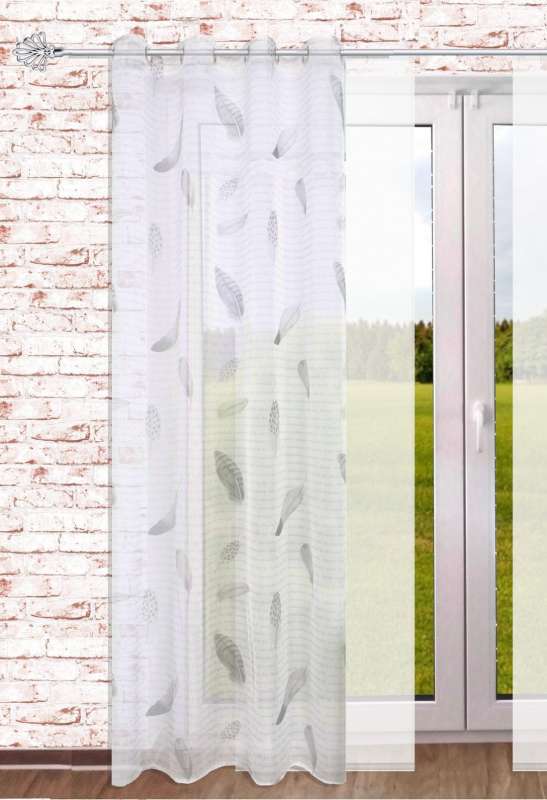 Dekorationsbeispiel Ösenschal FEDER 140x245cm