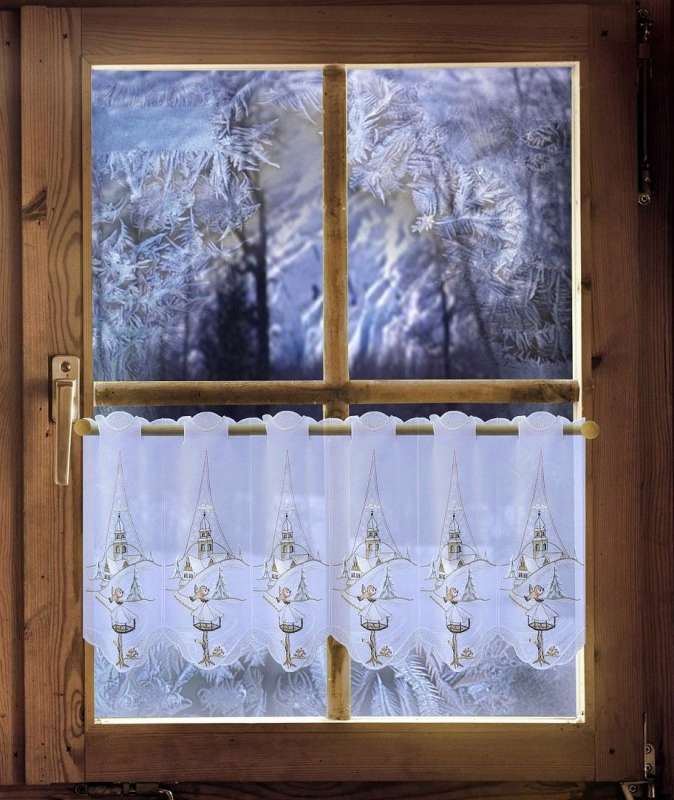 Scheibenhänger Winterlandschaft am Fenster