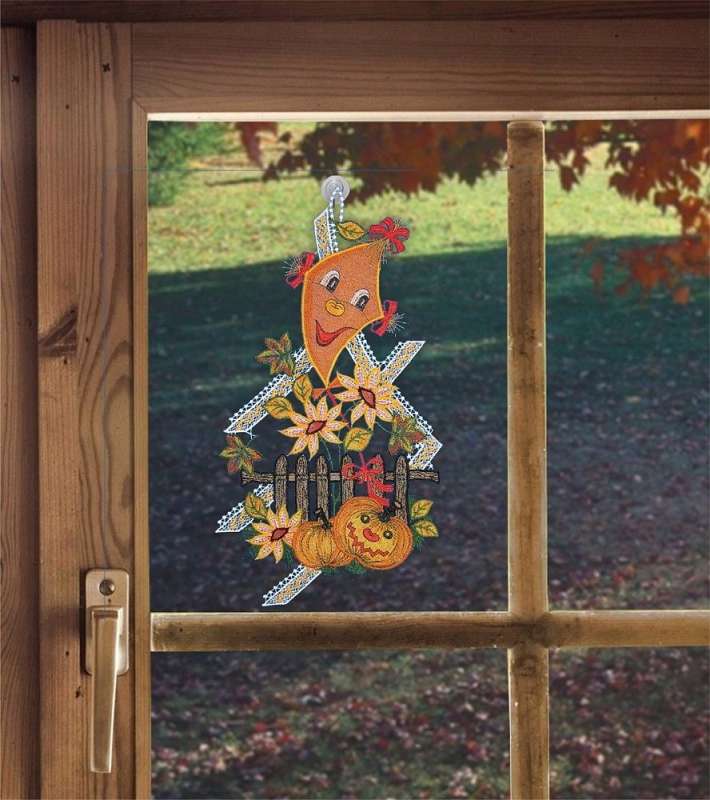 Spitzenbild Herbstspaß am Fenster