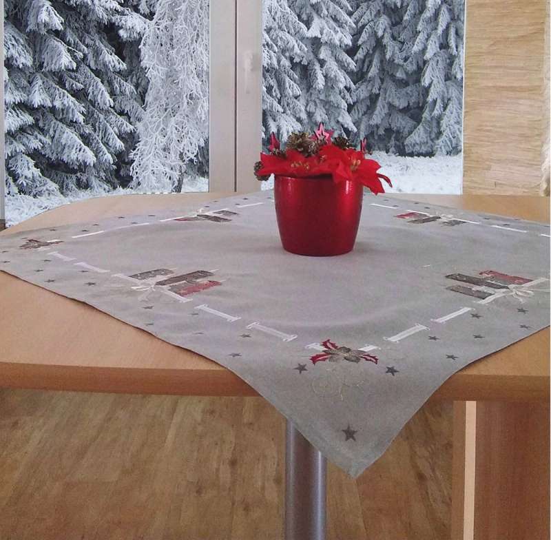 Tischdecke Tischläufer Kerzenschein in 3 Größen Weihnachts-Tischdecke Tisch-Deko