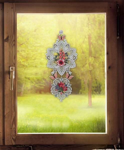 Fensterdeko Blütenphantasie Beispielbild