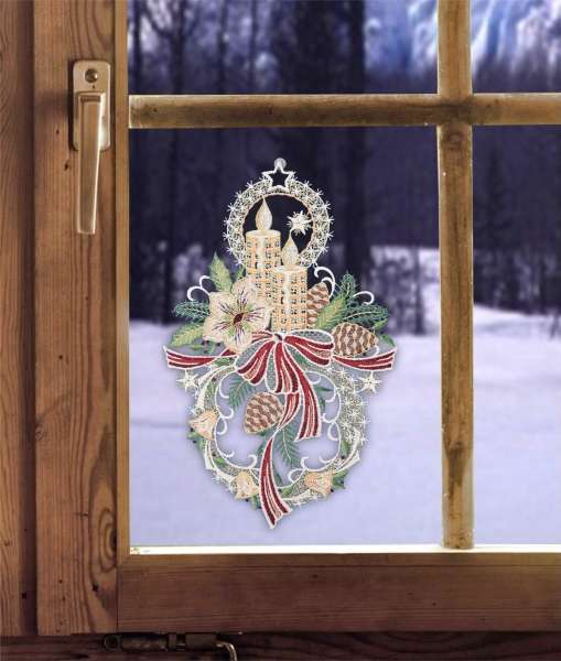 Fensterbild Adventszeit