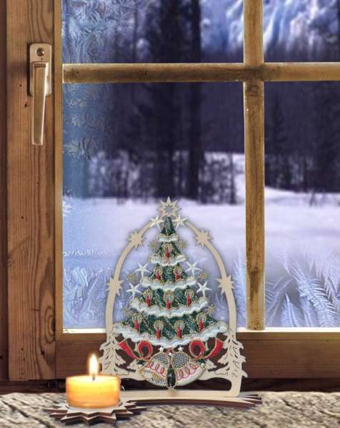 Teelichthalter Tannenbaum für Weihnachten
