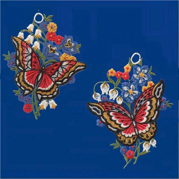 Fensterdeko Schmetterling Musterbild