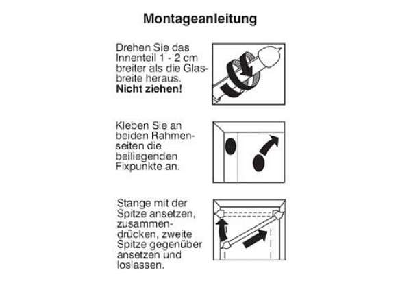 Montageanleitung für Pinnstangen
