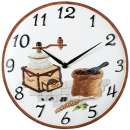Atlanta 6102 Küchenuhr Wanduhr Quarz analog Motiv KAFFEEMÜHLE